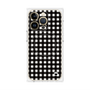 プレミアムパネル with MagSafe［ Checkered Purple - ギンガムチェック ブラック ］