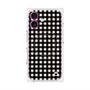 プレミアムパネル with MagSafe［ Checkered Purple - ギンガムチェック ブラック ］