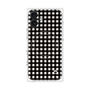プレミアムパネル with MagSafe［ Checkered Purple - ギンガムチェック ブラック ］