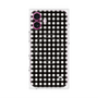 プレミアムパネル with MagSafe［ Checkered Purple - ギンガムチェック ブラック ］