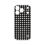 プレミアムパネル with MagSafe［ Checkered Purple - ギンガムチェック ブラック ］