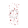 プレミアムパネル with MagSafe［ Dippin dots Red - ディッピンドッツ レッド ］