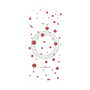 プレミアムパネル with MagSafe［ Dippin dots Red - ディッピンドッツ レッド ］