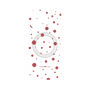 プレミアムパネル with MagSafe［ Dippin dots Red - ディッピンドッツ レッド ］
