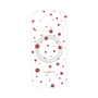 プレミアムパネル with MagSafe［ Dippin dots Red - ディッピンドッツ レッド ］