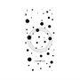 プレミアムパネル with MagSafe［ Dippin dots Black - ディッピンドッツ ブラック ］