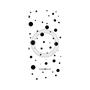 プレミアムパネル with MagSafe［ Dippin dots Black - ディッピンドッツ ブラック ］