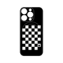 プレミアムパネル with MagSafe［ Racing checkered flag - レーシングチェッカーフラッグ ］
