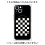 プレミアムパネル with MagSafe［ Racing checkered flag - レーシングチェッカーフラッグ ］