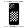 プレミアムパネル with MagSafe［ Racing checkered flag - レーシングチェッカーフラッグ ］