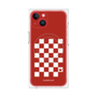 プレミアムパネル with MagSafe［ Racing checkered flag Red - レーシングチェッカーフラッグ レッド ］