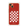 プレミアムパネル with MagSafe［ Racing checkered flag Red - レーシングチェッカーフラッグ レッド ］