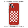 プレミアムパネル with MagSafe［ Racing checkered flag Red - レーシングチェッカーフラッグ レッド ］