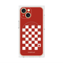 プレミアムパネル with MagSafe［ Racing checkered flag Red - レーシングチェッカーフラッグ レッド ］