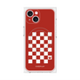 プレミアムパネル with MagSafe［ Racing checkered flag Red - レーシングチェッカーフラッグ レッド ］
