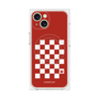 プレミアムパネル with MagSafe［ Racing checkered flag Red - レーシングチェッカーフラッグ レッド ］