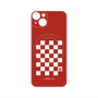 プレミアムパネル with MagSafe［ Racing checkered flag Red - レーシングチェッカーフラッグ レッド ］