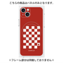 プレミアムパネル with MagSafe［ Racing checkered flag Red - レーシングチェッカーフラッグ レッド ］