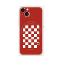 プレミアムパネル with MagSafe［ Racing checkered flag Red - レーシングチェッカーフラッグ レッド ］