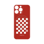 プレミアムパネル with MagSafe［ Racing checkered flag Red - レーシングチェッカーフラッグ レッド ］