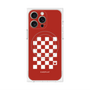プレミアムパネル with MagSafe［ Racing checkered flag Red - レーシングチェッカーフラッグ レッド ］