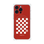 プレミアムパネル with MagSafe［ Racing checkered flag Red - レーシングチェッカーフラッグ レッド ］