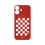 プレミアムパネル with MagSafe［ Racing checkered flag Red - レーシングチェッカーフラッグ レッド ］