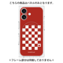 プレミアムパネル with MagSafe［ Racing checkered flag Red - レーシングチェッカーフラッグ レッド ］