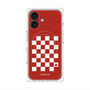 プレミアムパネル with MagSafe［ Racing checkered flag Red - レーシングチェッカーフラッグ レッド ］