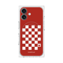 プレミアムパネル with MagSafe［ Racing checkered flag Red - レーシングチェッカーフラッグ レッド ］