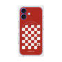 プレミアムパネル with MagSafe［ Racing checkered flag Red - レーシングチェッカーフラッグ レッド ］