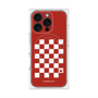 プレミアムパネル with MagSafe［ Racing checkered flag Red - レーシングチェッカーフラッグ レッド ］