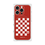 プレミアムパネル with MagSafe［ Racing checkered flag Red - レーシングチェッカーフラッグ レッド ］
