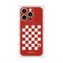 プレミアムパネル with MagSafe［ Racing checkered flag Red - レーシングチェッカーフラッグ レッド ］