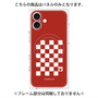 プレミアムパネル with MagSafe［ Racing checkered flag Red - レーシングチェッカーフラッグ レッド ］