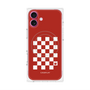 プレミアムパネル with MagSafe［ Racing checkered flag Red - レーシングチェッカーフラッグ レッド ］