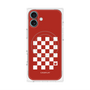 プレミアムパネル with MagSafe［ Racing checkered flag Red - レーシングチェッカーフラッグ レッド ］