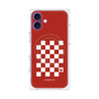 プレミアムパネル with MagSafe［ Racing checkered flag Red - レーシングチェッカーフラッグ レッド ］