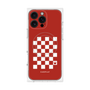プレミアムパネル with MagSafe［ Racing checkered flag Red - レーシングチェッカーフラッグ レッド ］