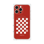 プレミアムパネル with MagSafe［ Racing checkered flag Red - レーシングチェッカーフラッグ レッド ］