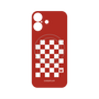 プレミアムパネル with MagSafe［ Racing checkered flag Red - レーシングチェッカーフラッグ レッド ］