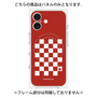 プレミアムパネル with MagSafe［ Racing checkered flag Red - レーシングチェッカーフラッグ レッド ］