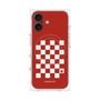 プレミアムパネル with MagSafe［ Racing checkered flag Red - レーシングチェッカーフラッグ レッド ］