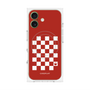 プレミアムパネル with MagSafe［ Racing checkered flag Red - レーシングチェッカーフラッグ レッド ］