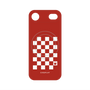 プレミアムパネル with MagSafe［ Racing checkered flag Red - レーシングチェッカーフラッグ レッド ］