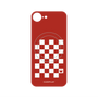 プレミアムパネル with MagSafe［ Racing checkered flag Red - レーシングチェッカーフラッグ レッド ］
