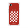 プレミアムパネル with MagSafe［ Racing checkered flag Red - レーシングチェッカーフラッグ レッド ］