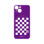 プレミアムパネル with MagSafe［ Racing checkered flag Purple - レーシングチェッカーフラッグ パープル ］