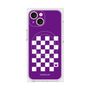 プレミアムパネル with MagSafe［ Racing checkered flag Purple - レーシングチェッカーフラッグ パープル ］