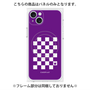 プレミアムパネル with MagSafe［ Racing checkered flag Purple - レーシングチェッカーフラッグ パープル ］